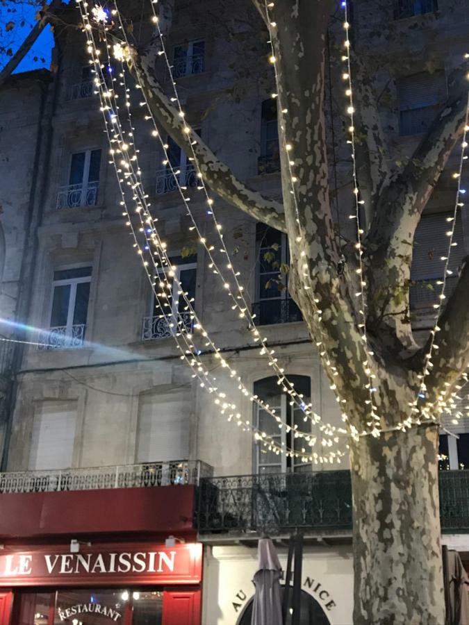 アヴィニョンLes Coulisses De L'Horloge - Wifi - 50 M Palais Des Papesアパートメント エクステリア 写真